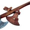 DIST AX-56 Custom made Damascus Steel Axe - Gorgeous and Solid - $12.95