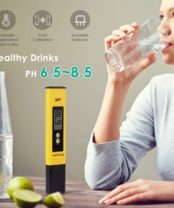 Digital PH Meter, VANTAKOOL PH Meter 0.01 PH High Accuracy Water Quality Tester with 0-14 PH Measurement Range for Household Drinking, Pool and Aquarium Water PH Tester Design with ATC (Blue) (yellow) 11 610kHHQH4qL