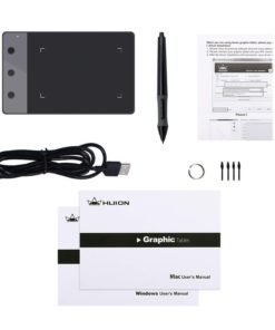 HUION H420 Osu Tablet Graphics Drawing Signature Pad with 3 Express Keys (4-by-2.23 Inches) (Black) Black 15 6118z942utL