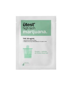 UTest THC 20 ng/mL Marijuana Home Drug Test Strips - Easy-to-use, LOW Detection THC Test Kit, Single Use (3-pack)