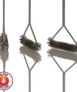 Alpha Grillers BBQ Grill Brush. Stainless Steel Bristles, 18 Inch Long Tools. Best Cleaner for A Weber Barbecue 16 615M4s0LKcL