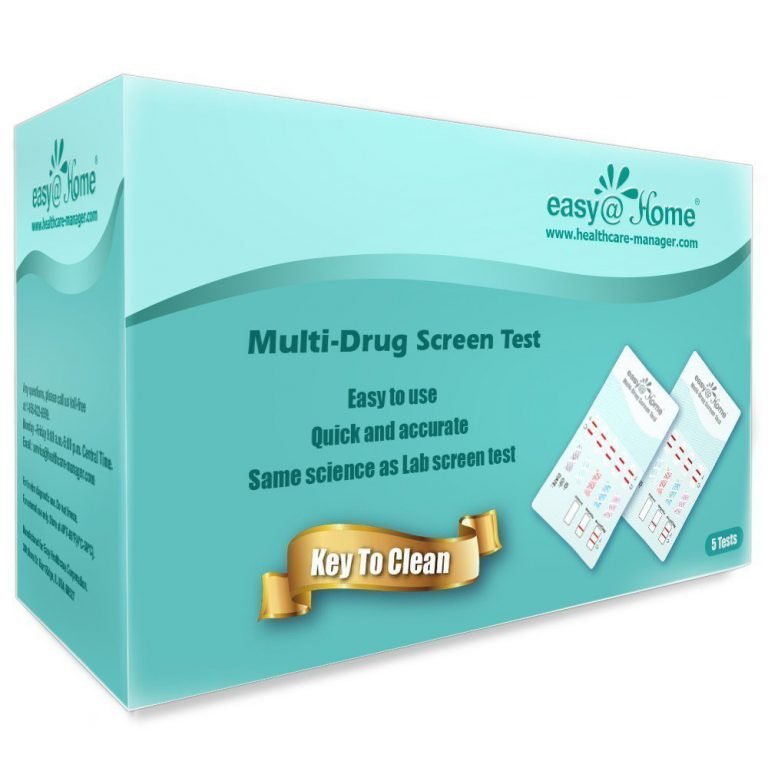 5 Pack Easy@Home 6 Panel Instant Drug Test Kits - Testing Marijuana (THC), Amphetamine(AMP), Benzodiazepines(BZO), Cocaine(COC), Opiates(OPI 2000), Methamphetamine(MET/mAMP)-#EDOAP-264 5 Pack - $16.95