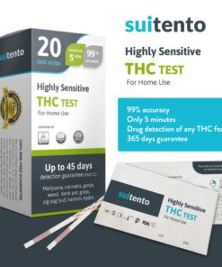 SelfCheck Highly Sensitive Marijuana THC Test Kit - Medically Approved Drug Test Strips for Detecting Any Form of THC in Urine up to 45 Days in 5 Minutes Only 8 615ZfLOFbYL