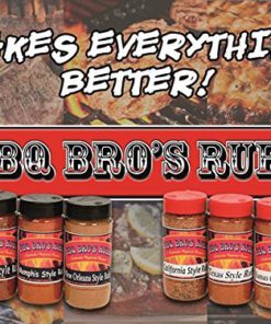 BBQ BROS RUBS {Southern Style} - Ultimate Barbecue Spices Seasoning Set - Use for Grilling, Cooking, Smoking - Meat Rub, Dry Marinade, Rib Rub - Backed with 100% Customer Guarantee BBQ Bros Rubs-Southern Style 13 61C4tUd L9L