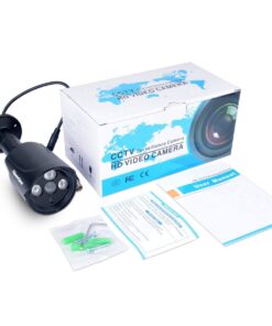 Alternative view of JOOAN Video Monitor Analog Camera Bullet Surveillance Camera with Night Vision HD720P CCTV Camera-Update Type(Black)