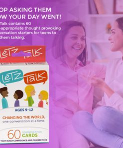 Letz Talk Conversation Starter Card Game for Kids 9-12 - Builds Confidence, Therapy Games 10 61E51IYoqfL