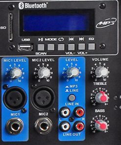 Rockville RPG122K Dual 12" Powered Speakers, Bluetooth+Mic+Speaker Stands+Cables 12" 15 61ETfMaQhUL