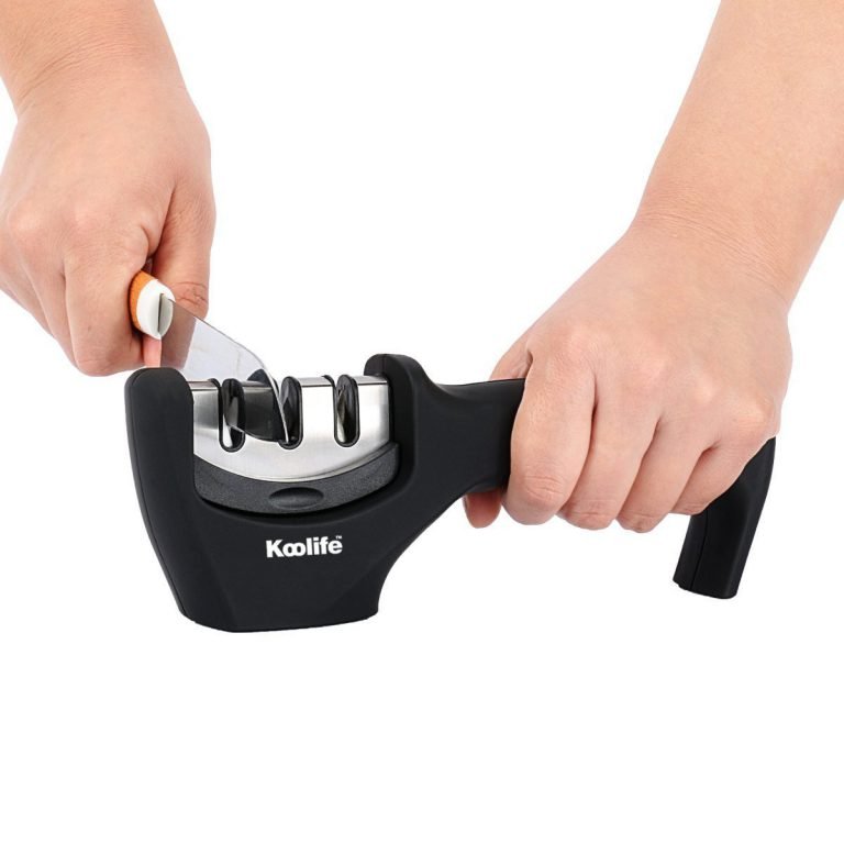 Koolife Best Easy Knife Sharpener Diamond Coated Professional Knife Sha