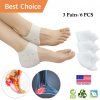 Heel Cups, Plantar Fasciitis Inserts, Heel Pads Cushion (3 Pairs) Great for Heel Pain, Heal Dry Cracked Heels, Achilles Tendinitis, for Men & Women. Gel Heel Cups 16 61JBjc3MusL