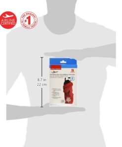 J.L. Childress Gate Check Bag for Single Umbrella Strollers, Durable and Lightweight, Water-Resistant, Drawstring Closure with Adjustable Lock, Webbing Handle, Includes Stretch Zipper Pouch, Red Umbrella Strollers Red 12 61LGoK pPHL