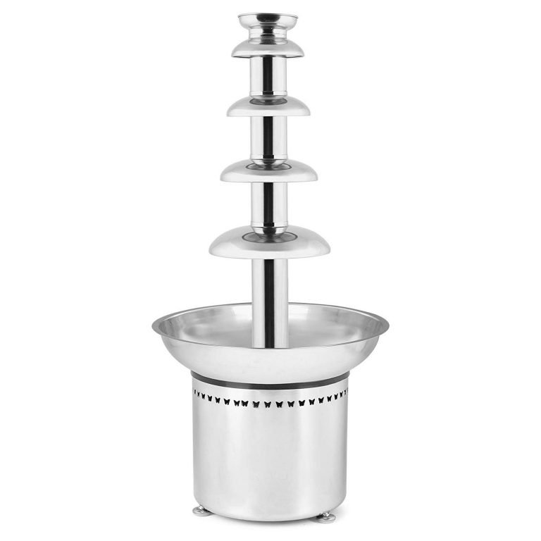 VEVOR 5T 5Tiers Commercial Chocolate Fountain Machine 68cm/27inch Stainless Steel Auto Temperature Control 86-302? for Wedding Parties, 5 Tiers, - $299.00
