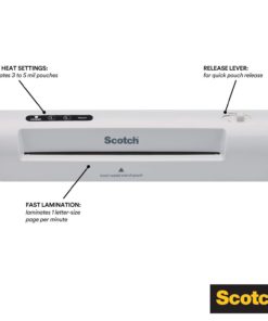 Alternative view of Scotch Thermal Laminator, 2 Roller System for a Professional Finish, Laminate up to 9" Wide (TL901) TL901C