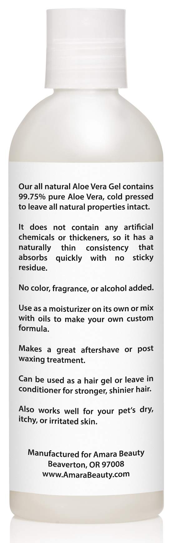 Aloe Vera Gel from Organic Cold Pressed Aloe, 8 fl. oz. - $21.95