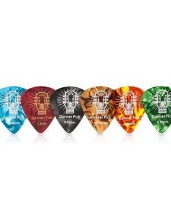 Donner Celluloid Guitar Picks 16 Pack Includes Thin, Medium, Heavy & Extra Heavy Gauges 11 61PNUQWpqyL