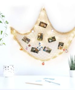 king do way 79inch x 59inch Mediterranean Style Fishing Nets with Sea Shells and Anchor Decorative Background Wall Bar for Home Decoration(White) White 11 61PTwJDtZYL