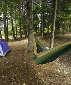 Bigfoot Outdoor “Gravity” Double Tree Hammock Suspension System - w/XL Straps - 34 Loops Total - Over 10.6 feet Long - 6.6 feet Wide - 4 Steel Carabiners + Strap Carrying Pouch Dark Green 11 61QY8nRw92L