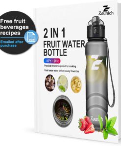 Sports Water Bottle with Time Marker 16 oz, 24 oz, 32 oz Large-1 liter,40oz,BPA free, Small Kids Water Bottle, Leak proof & with Filter & Lockable Lid,for Bike, Cycling,Running,Camping,Gym,Outdoor grey 700ml/25oz 10 61Qp66L6qPL 2