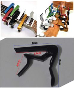Guitar Picks Guitar Capo Acoustic Guitar Accessories Trigger Capo Key Clamp Black With 6 Pcs Guitar Picks Guitar Capo Black 7 61R3fBpU8WL