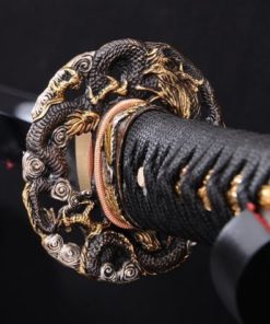 Lyuesword Hand Forged Japanese Clay Tempered Katana Wakizashi Tanto Set 3 Piece Real Cut 14 61RBtqYQyVL