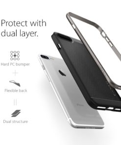 Spigen Neo Hybrid Designed for Apple iPhone 7 Plus Case (2016) - Gunmetal 14 61SUq7XcbpL
