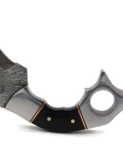 DKC Knives (3 7/18) DKC-132 Lucifer Karimbit Damascus Steel Knife 7" Overall 3.5" Blade 7.4 oz Hand Made 7 61T5lDDoaML