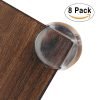 Corner Protectors 8-Pack, The Original Clear Corner Guards - for Child Proofing Coffee & Dining Tables - Transparent, Baby Proof Safety Bumpers! Protective Cushions for Sharp Furniture! (8 Pack) 8 Pack