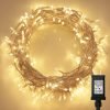 200 LED Indoor String Light with Remote and Timer on 69ft Clear String (8 Modes, Dimmable, Low Voltage Plug, Warm White) 200led 17 61VwJn6YbwL