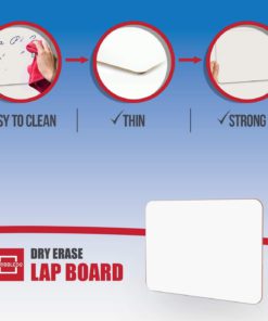 6 Pack Dry Erase Lap Board 9”X12” | Interactive Learning Whiteboard Educational (Single Sided) Erasers Included 6 pack 13 61WaiNRqm9L