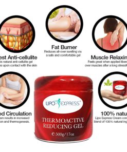Alternative view of Lipo Express Cellulite Cream 17 Oz - Best Anti-cellulite Hot Gel-cream, Slimming and Body Firming Gel with Thermogenic Action - Also Great for Muscle Relaxation and Massage