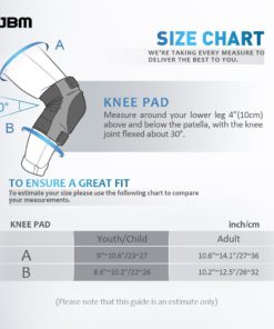 JBM Adult/Child Knee Pads Elbow Pads Wrist Guards 3 in 1 Protective Gear Set for Multi Sports Skateboarding Inline Roller Skating Cycling Biking BMX Bicycle Scooter Black 15 61YJ52BqYFlL