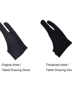 Mudder Thickened Artist Glove Tablet Drawing Glove for Graphic Tablet, Art Creation and iPad Pro Pencil, Black 13 61ZNenY2BGrL