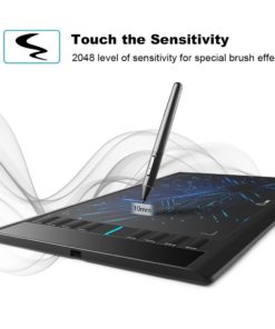 Graphics Drawing Tablet M708 UGEE 10 x 6 inch Large Active Area Drawing Tablet with 8 Hot Keys, 2048 Levels Pen, UGEE M708 Graphic Tablets for Paint, Digital Art Creation Sketch 9 61aCA40xmcL