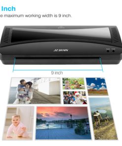 JZBRAIN Laminating Machine, Laminator Machine A4 Maxinmum, Quick Warm-up, Hot & Cold Fast Lamination (Black) Black 7 61b9jDdTNDL