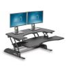 VARIDESK  Height Adjustable Standing Desk Converter  Pro Plus 36  Stand Up Desk for Dual Monitors  Black
