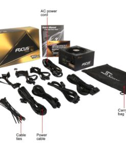 Seasonic FOCUS Plus 650 Gold SSR-650FX 650W 80+ Gold ATX12V & EPS12V Full Modular 120mm FDB Fan 10 Year Warranty Compact 140mm Size Power Supply Focus+ Gold 26 61bKuN4SocL