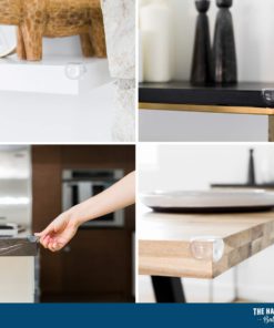 Corner Protectors 8-Pack, The Original Clear Corner Guards - for Child Proofing Coffee & Dining Tables - Transparent, Baby Proof Safety Bumpers! Protective Cushions for Sharp Furniture! (8 Pack) 8 Pack 14 61c3FyEpXaL