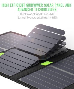 Solar Panel X-DRAGON 20W SunPower Solar Phone Charger with SolarIQ Technology, Dual USB Ports for iPhone X 8 7, ipad, iPods, Samsung, Android Smartphones Cell Phone, Outdoor, Camping 5V20W 9 61dLbjj8h2L