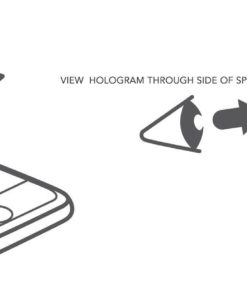 Alternative view of Spectre Hologram Smartphone Hologram Projector Suitable All Smartphones, Holographic Prism
