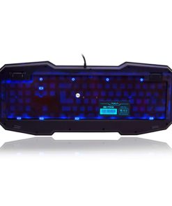 AULA SI-859 Backlit Gaming Keyboard with Adjustable Backlight Purple Red Blue USB Wired Illuminated Computer Keyboard OPEN BOX 11 61f2BXx 962BL