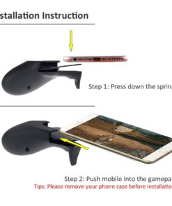 Alternative view of Mobile Game Controller and Gamepad, Sensitive Shoot and Aim Trigger Fire Buttons L1R1 for Fortnite/PUBG Mobile/Knives Out/Rules of Survival, Mobile Gaming Joysticks for Android IOS Phones