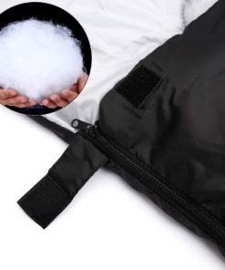 Ohuhu Double Sleeping Bag with 2 Camping Pillows, Waterproof Lightweight 2 Person Adults Sleeping Bag for Camping, Backpacking, Hiking, Bonus Carrying Bag Black 11 61h6DMoWAsL