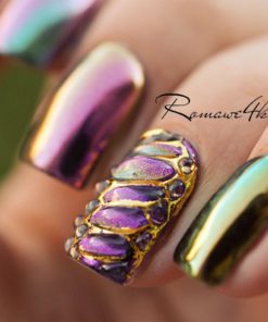 Born Pretty 8 Box Shinning Mirror Nail Glitter Powder Gorgeous Nail Art Chrome Pigment Glitters 8 Colors Bundle 1 9 61iP 6blE L