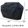 Hongso 64" Barbecue Grill Cover for Weber (Genesis), Charmglow, Brinkmann, Jennair, Uniflame, Lowes, and Other Model Grills (Medium,Large,X-Large,XX-Large 64-inch 18 61jw6ebKA1L