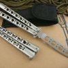 Enhancd Version Metal Steel Practice Balisong Butterfly Trainer