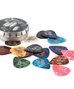Donner Celluloid Guitar Picks 16 Pack Includes Thin, Medium, Heavy & Extra Heavy Gauges 13 61mAl1T2B3cL