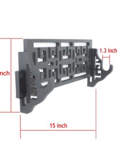 Alternative view of Wall Mount Chinese Vintage Hollow Out Katana Samurai Sword Holder Stand Bracket Hanger