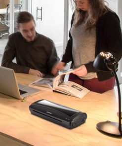 JZBRAIN Laminating Machine, Laminator Machine A4 Maxinmum, Quick Warm-up, Hot & Cold Fast Lamination (Black) Black 11 61oSQlpVwRL