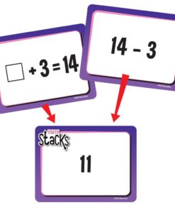 Alternative view of EAI Education Math Stacks Addition & Subtraction Game: Grades 1-2