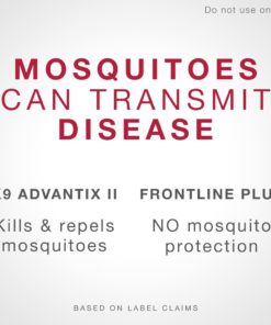Bayer K9 Advantix II Flea, Tick and Mosquito Prevention for Dogs, 6 Dose 6 doses Over 55 lb 15 61oyyqZsM5L 1