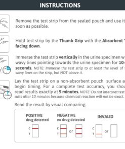 SelfCheck Highly Sensitive Marijuana THC Test Kit - Medically Approved Drug Test Strips for Detecting Any Form of THC in Urine up to 45 Days in 5 Minutes Only 13 61pF2B00b3cL